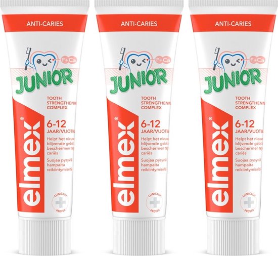 Elmex Junior - 3x 75 ml - Tandpasta