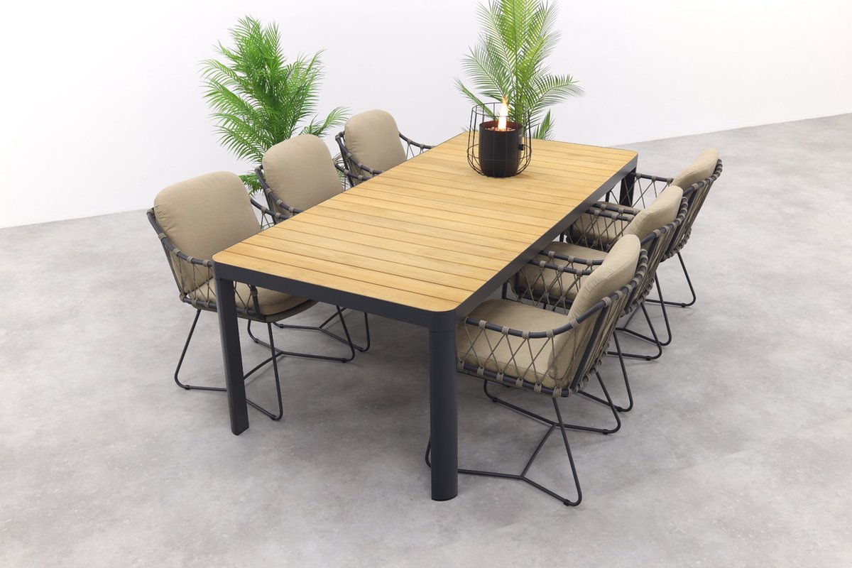 Tuinset Taste by 4 Seasons Outdoor, 7-delig, 220cm x 100cm.