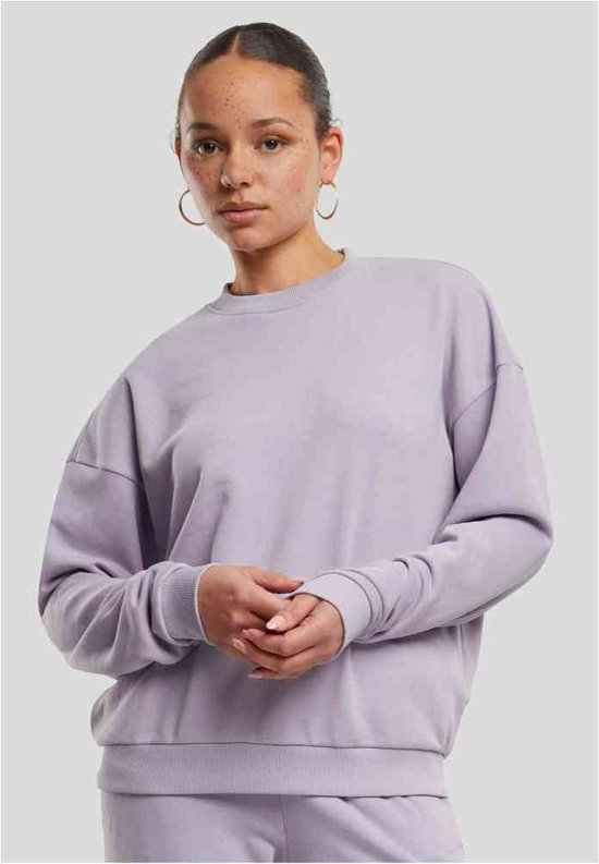 Urban Classics - Oversized Light Terry Crewneck sweater/trui - 5XL - Lila