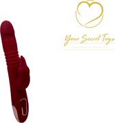 Sem Vibrator - 3 in 1 Rabbit Vibrator - Clitoris en G-Spot Stimulatie – Intense Standen - Siliconen Sex Toy voor Vrouwen – Dildo – Vibrator voor vrouwen – seksspeeltjes – Erotiek – Sex Toys