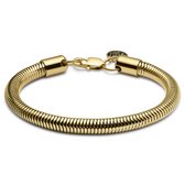 Essentials | 6 mm Goudkleurige Armband met Slangenschakels