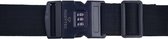 Rubytec Kofferriem met Slot - 183 x 5 cm - Spanband - Polypropyleen - Kofferband - Bagageriem - Eenvoudige Bevestiging - Bagageband - Zwart