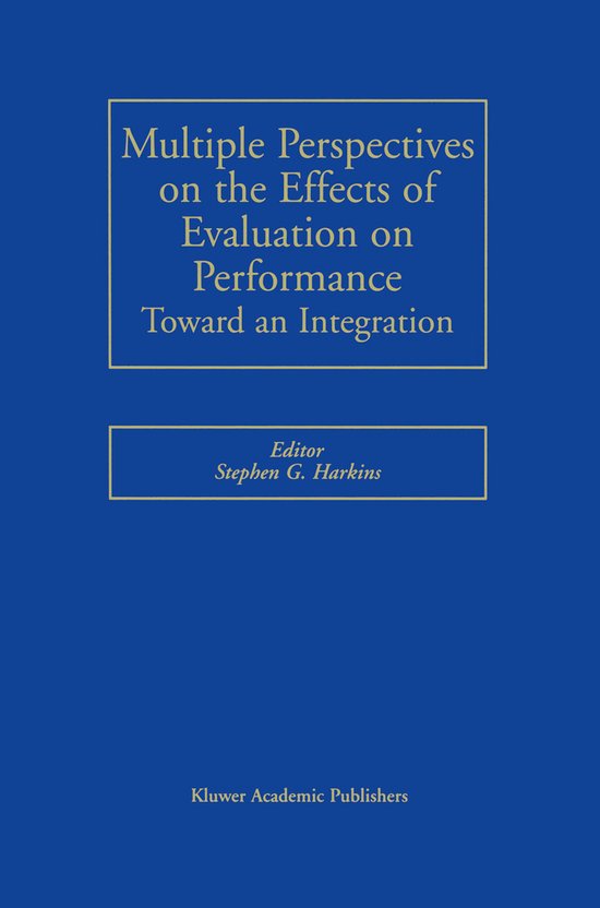 Multiple Perspectives on the Effects of Evaluation on Perfor ... - cover