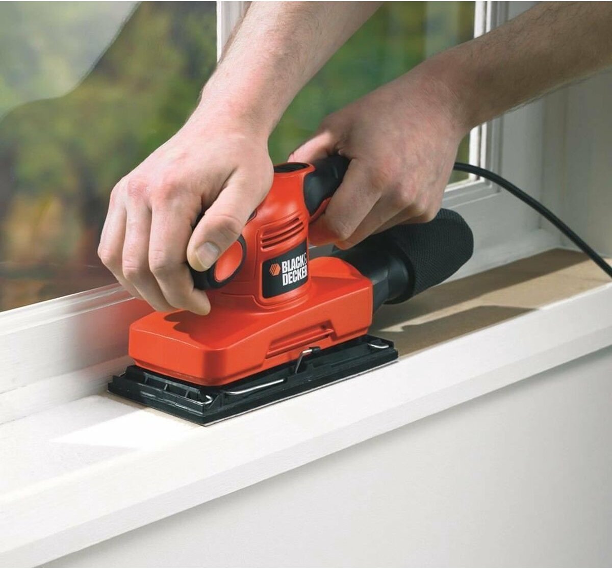 BLACK+DECKER 240W Schuurmachine. 1/3 vel. met variabele snelheid - KA320EKA-QS – foto 7