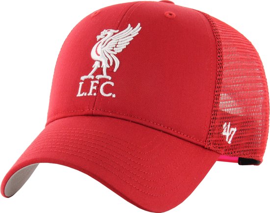 47 Brand Liverpool FC Branson Cap EPL-BRANS04CTP-RDB, Mannen, Rood, Pet, maat: One size