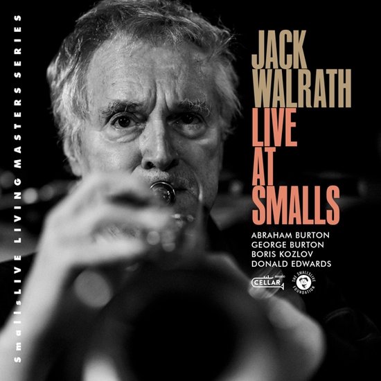 Jack Walrath LIVE AT SMALLS, met de tekst "Smallslive living masters series" verticaal.