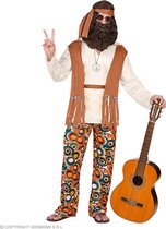 Costume de hippie | Imaginez tous les hippies Lenny | Homme | XXL | Costume de carnaval | Déguisements