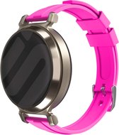 Strap-it Siliconen smartwatch bandje 14mm - Paars-roze flexibel horlogebandje geschikt voor de Garmin Lily 2 (niet de eerste versie)