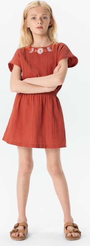 Sissy-Boy - Rode jurk met geborduurde details