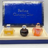 Christian Dior COFFRET 3 ESPRIT DE PARFUM Vintage set 3 pafrum Miniatures