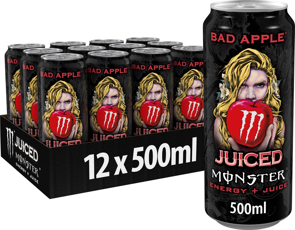Monster Energy Bad Apple 8x 12x500ml