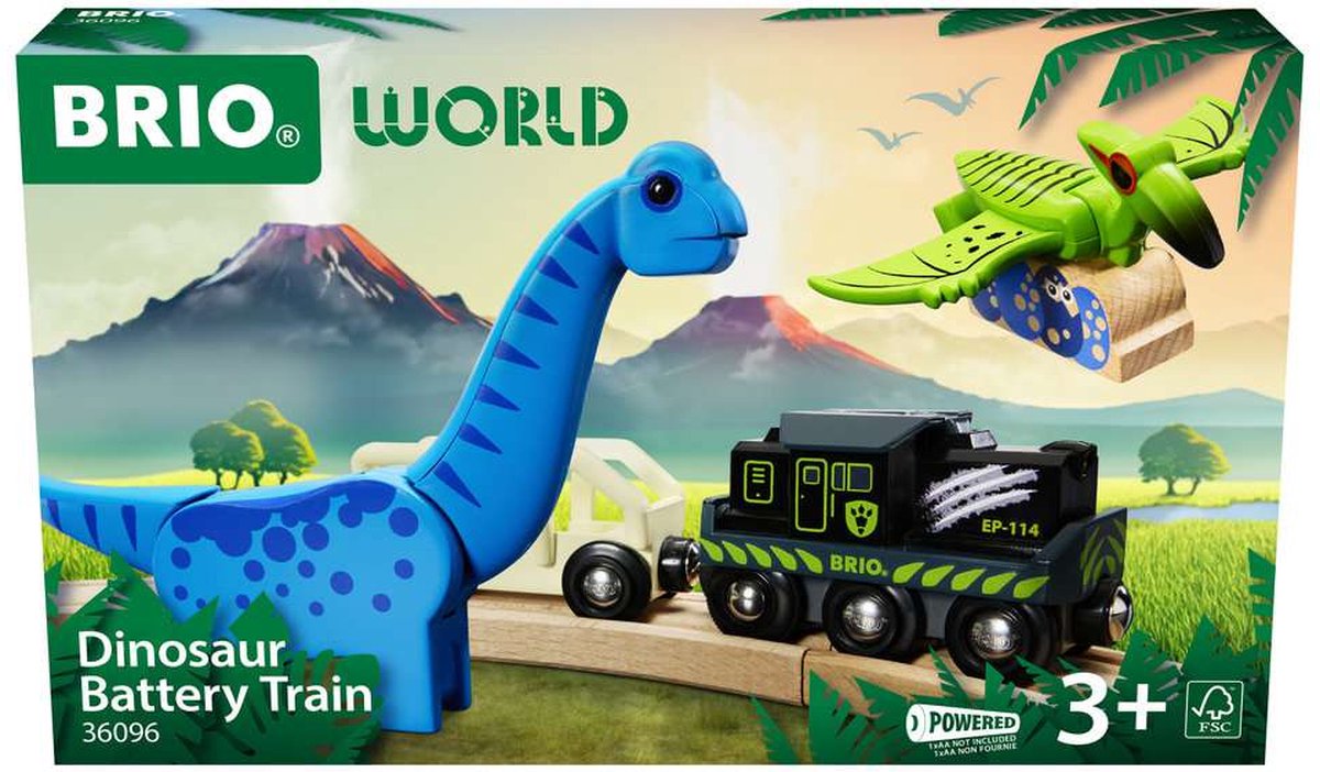 Brio World Dinosaur Battery Train