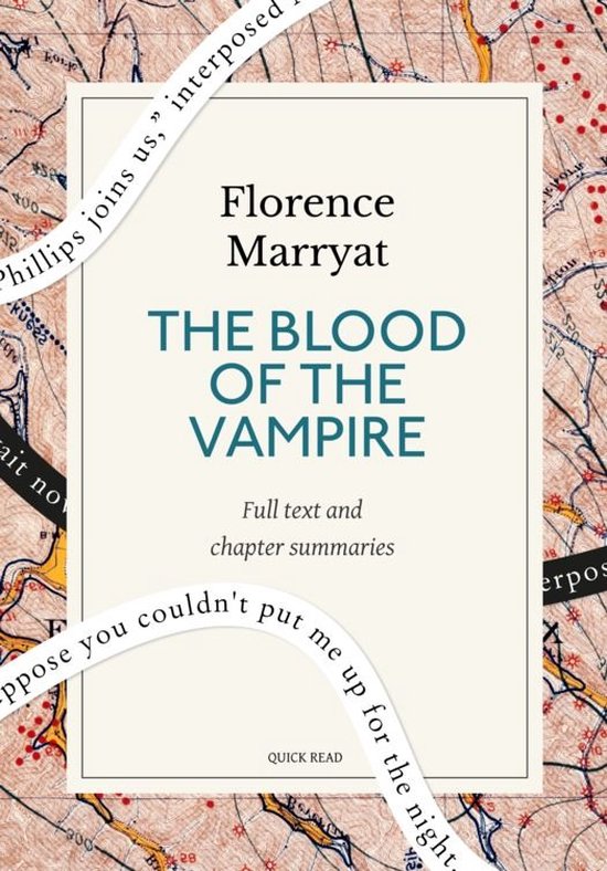 The blood of the vampire: A Quick Read edition - cover