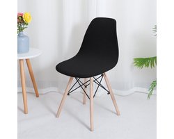 Covers by Ralfos* Stoelhoes Waterafstotend Zwart | Scandinavische Kuipstoel | Verkrijgbaar per stuk, Set van 4, 6 en 8 | Volumekorting | Hoes | Scandinavisch Beschermend | Luxe en Chic | Zacht | Duurzame oplossing | Stijlvol | Wonen