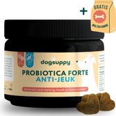 Anti Jeuk & Poten likken snoepjes (zonder kip/vlees) | Probiotica Forte | 100% Natuurlijk | Tegen Honden Jeuk | Hondensupplementen | Hondensnacks | Geschenk bij elke bestelling | 60 hondenkoekjes