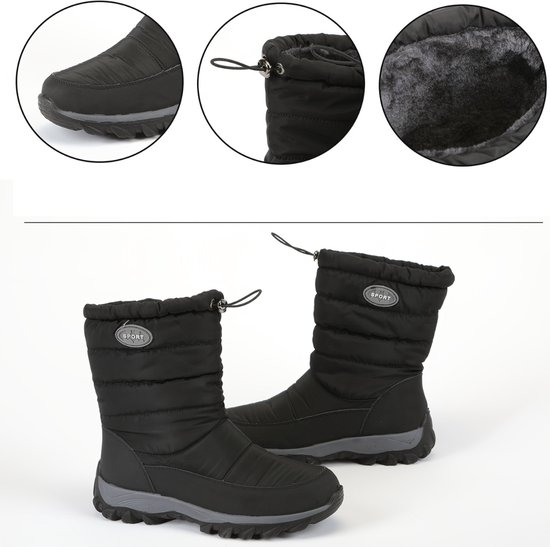 Livano Bottes de neige pour femme – Bottes de neige Sports d'hiver – Gadgets de ski pour femme – Raquettes – Taille 39