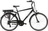 Vélo électrique Amigo E-Altura D2 - Vélo électrique 28 pouces - Vélo pour homme 53 cm - 7 vitesses - Freins en V- Noir mat