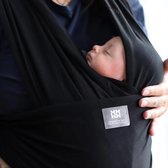 Porte-bébé extensible pour nouveau-nés/tout-petits 0-16 kg Zwart