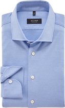OLYMP - Signature Overhemd Jersey Lichtblauw - Heren - Maat 44 - Modern-fit