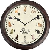 Horloge 30 cm Sons de chat Esschert Design