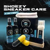 Shoezy | Ultimate Sneaker Care Kit (7 in 1) | Schoenpoetsset met Sneaker Cleaner | Sneaker Protector | Sneaker Spray & Schoenborstel | Sneaker Cleaning Kit | Sneaker Reiniger