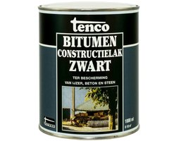 Tenco bitumen constructielak zwart - 1 liter