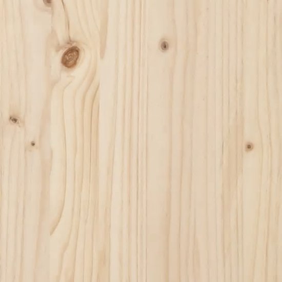vidaXL - Bedframe - met - hoofdbord - massief - hout