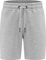 Ballin Amsterdam - Heren Regular fit Shorts Sweat - Grey - Maat XL