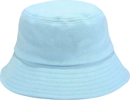 Bucket Hat - Blauw | 55-57 cm - One Size | Katoen | Fashion Favorite