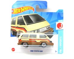 HOT WHEELS 1986 TOYOTA VAN 95/250 1:64 CREME HW J-IMPORTS 6/10