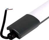 LED TL batten armatuur 120cm 36W | Waterdicht | Compleet | Zwart - 6500K - Daglicht wit (865)