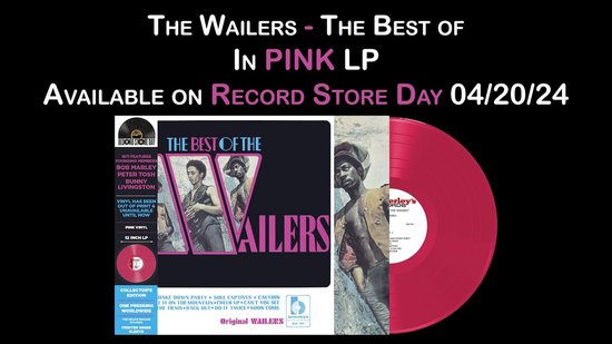The Wailers -The Best Of The Wailers (RSD 2024 Pink Vinyl)