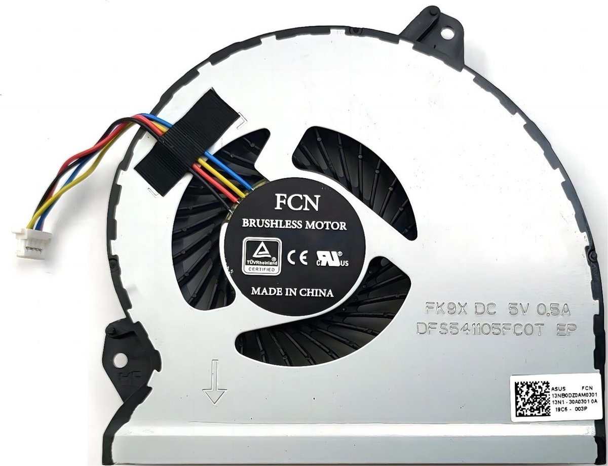 Vervangende Gpu / koelventilator voor o.a. Asus ROG Strix GL702 / S7V Series - P/N: DFS551205ML0T FJ9T