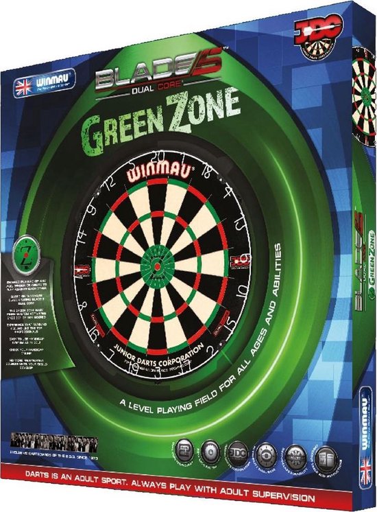 WINMAU - Green Zone Dual Core Dartbord van Winmau — afbeelding 5