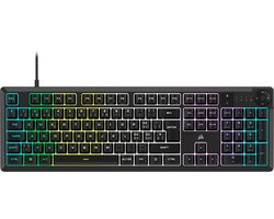 Corsair K55 Core RGB Gaming Keyboard - Membraan - RGB LED - CH Qwertz - Zwart