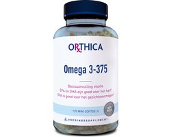 Orthica Omega 3-375 - vetzuren uit visolie - 120 mini softgels