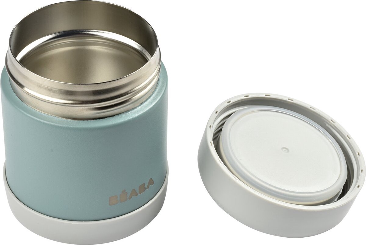 Goedkoopste Bèaba Thermo-portie - Thermosfles - Geïsoleerd potje - RVS - 300 ml - Blauw