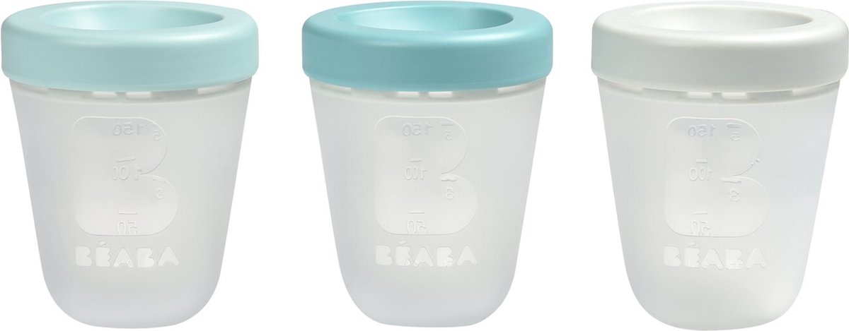 Goedkoopste Béaba - Portion Silicone Jungle Blue