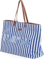Childhome Family Bag - Sac à langer - Collection Stripes - Blauw/ Wit