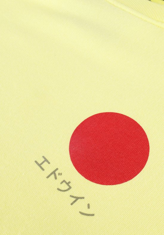 Edwin Japanese Sun Supply Ts Single Jersey Polo's & T-shirts Heren - Polo shirt - Geel - Maat S