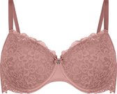 Hunkemöller Dames Lingerie Voorgevormde beugel bh Marine - Roze - maat D85