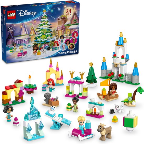 LEGO Disney adventskalender met figuren, bouwwerken en kerstboom
