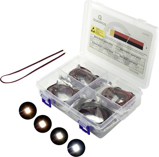QUADRIOS GmbH Assortiment De 32 Ampoules Sphériques E10