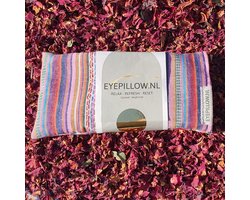 Eyepillow BOHO stripes rozenkwarts & roos