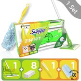 Borvat® - 2 in 1 Kit - Combi kit - Schoonmaakset - Cleaner inclusief navullingen - Floor en Duster - Groen