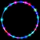 24 inch LED Hoop Dance Oefening Light Up Hoop voor Kids - Kleur Veranderende Glow Lights - Hooper Gift Hula hoop