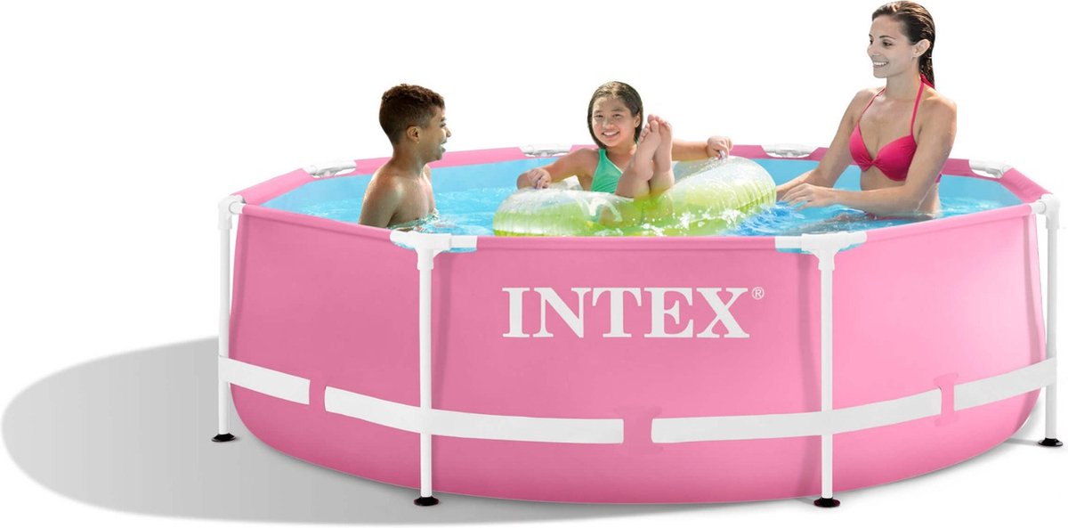 Intex Roze - Metal Frame Zwembad - 244x76cm - Rond — afbeelding 4