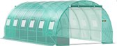 Vevor - Walk-In Tunnel Kas - Gegalvaniseerd Frame - Waterdichte Cover - Kassen - 600/300/200cm - Groen - Moestuin - Tuinkas - Kweekkas