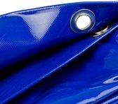 Afdekzeil 8x10 m Blauw PVC (650gr/m2) - Bisonyl 8x10 Dekkleed / 8x10 Dekzeil