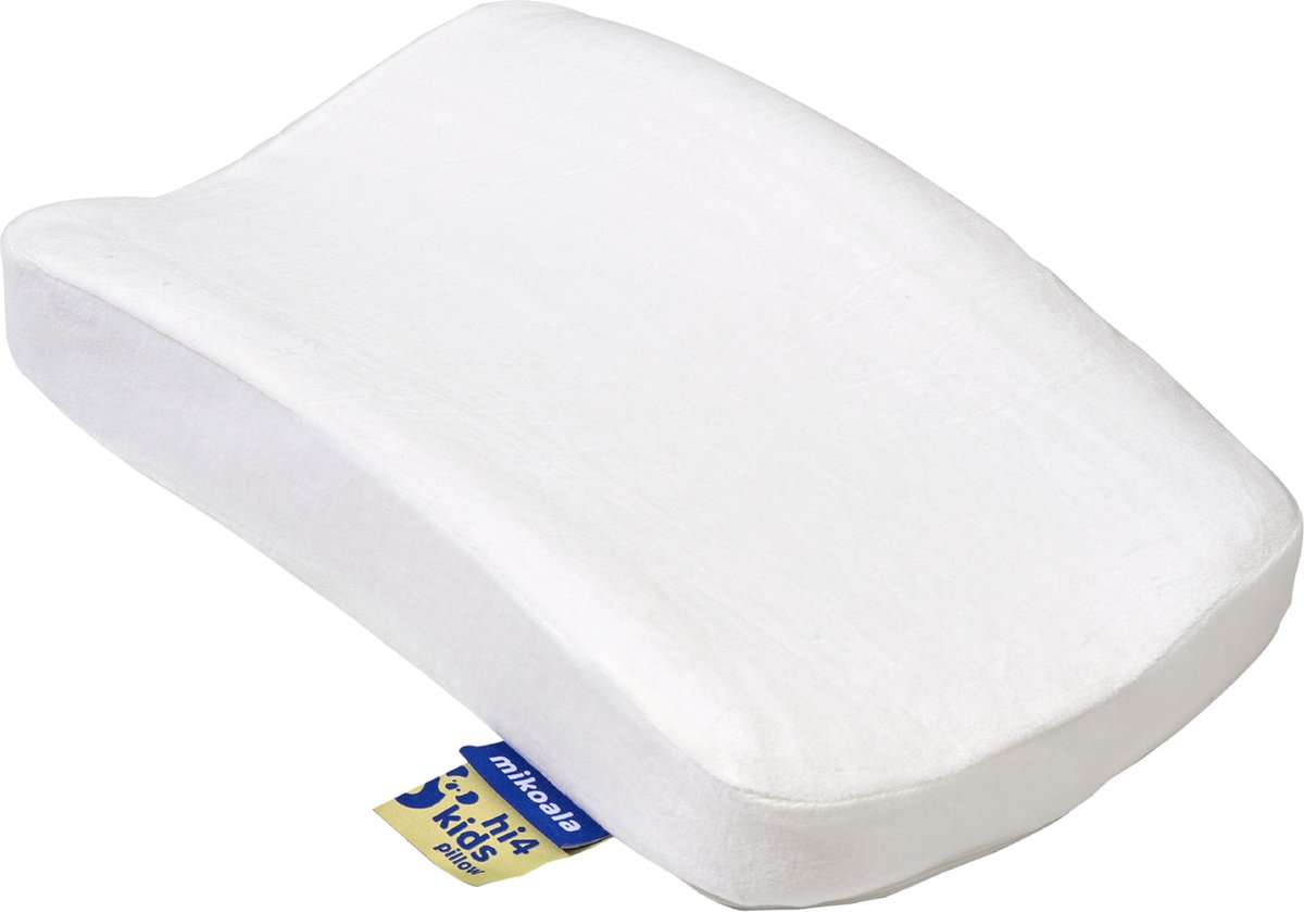 Mikoala Hi4 Kids Pillow – Ergonomisch Kinder Hoofdkussen – Traagschuim – Verstelbaar in Hoogte – Voor Rug- en Zijslapers – 44x27 cm